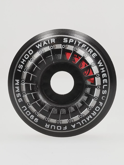 Spitfire F4 Ishod Burnout Ii Classic 99A 55mm Wheels valkoinen