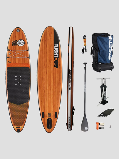 Light MFT Freeride 12'4 SUP-Lauta Set ruskea