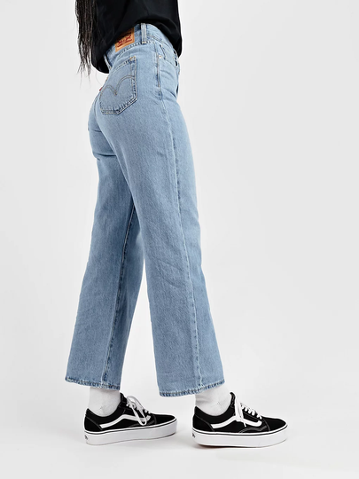 Levi's High Waisted Straight 29 Jeans sininen