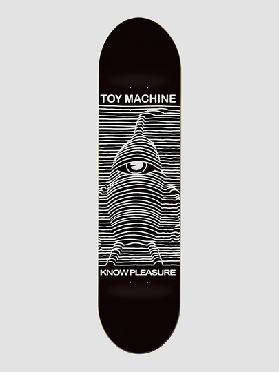 Toy Machine Toy Division 8.5" Skateboard Deck musta