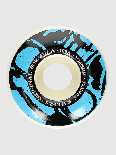 Bones Wheels 100's Originals Mu Skulls 53mm V4 W 100Am Renkaat valkoinen