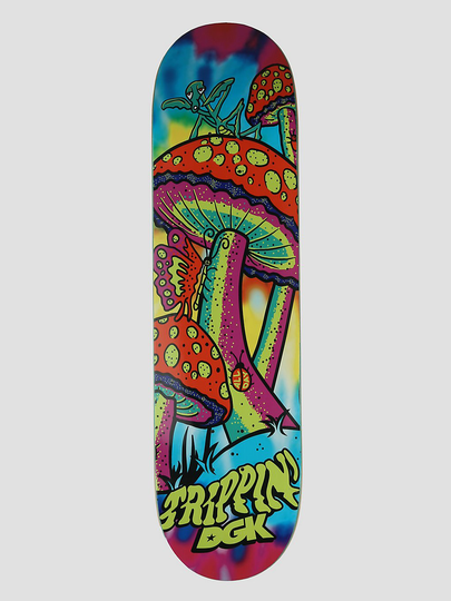 DGK Trippin' Tie Dye 8.25" Skateboard Deck tiedye