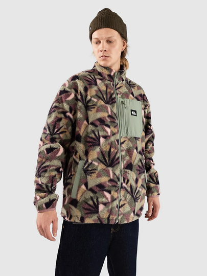 Quiksilver Clean Coast Fleecetakki vihreä