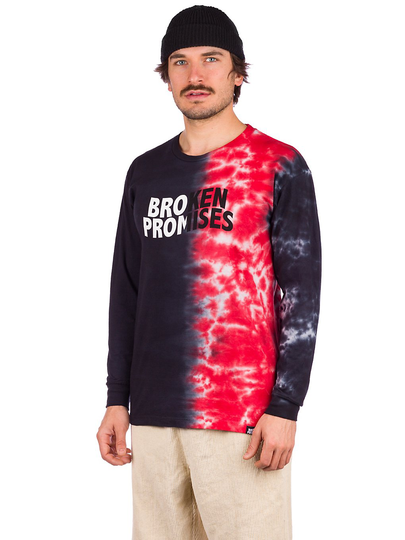 Broken Promises Logo Split Longsleeve T-Shirt kuviotu