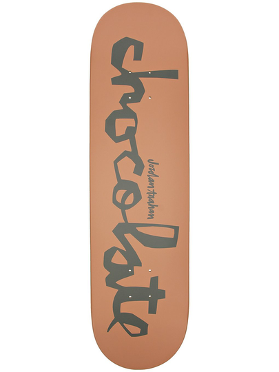 Chocolate Trahan OG Chunk 8.25" Skateboard Deck ruskea