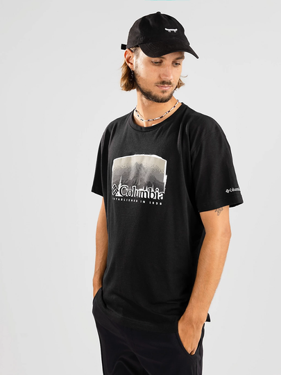Columbia Thistletown Hills Graphic T-Shirt musta