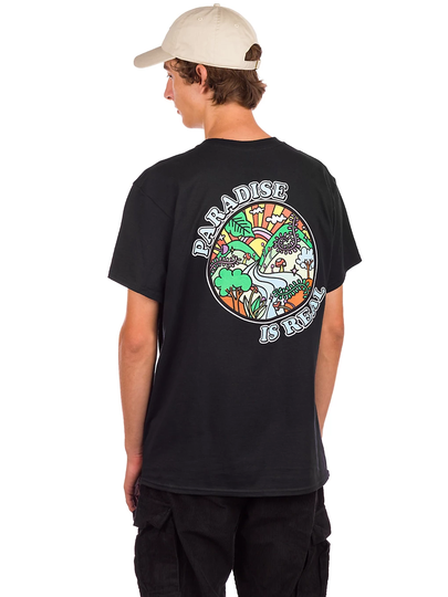 A.Lab Paradise is real T-Shirt musta