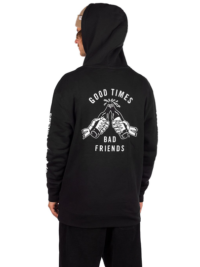 Lurking Class Goods Times Bad Friends Hoodie musta