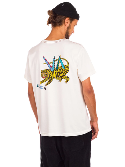 RVCA ML Tiger T-Shirt valkoinen