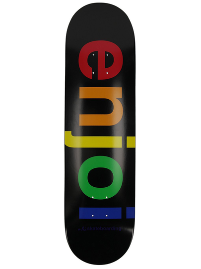Enjoi Spectrum R7 8.25" Skateboard Deck musta