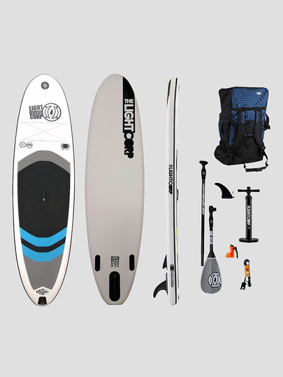 Light Silver Allrounder 10'10 SUP-Lauta Set sininen