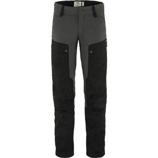 Fjällräven Keb Trousers M Long - Black-stone Grey - Miehet - 44