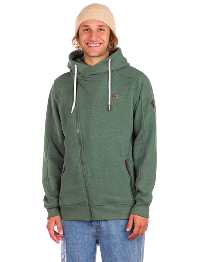 Kazane Arches Zip Hoodie vihreä