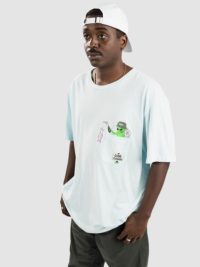 RIPNDIP Gone Fishing T-Shirt sininen