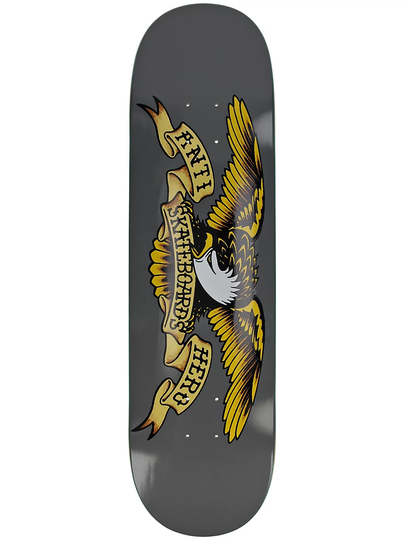 Antihero Classic Eagle Larger 8.25" x 32" Skate Deck harmaa