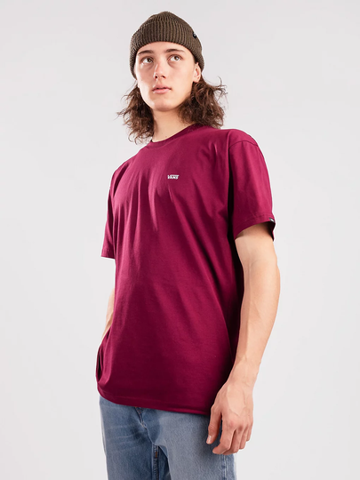 Vans Left Chest Logo T-paita punainen