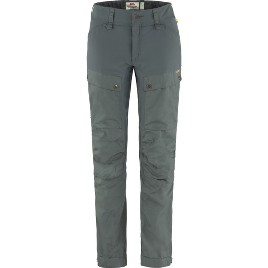 Fjällräven Keb Trousers Curved W Reg - Basalt - Naiset - 32