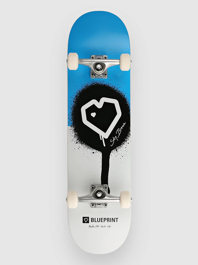 Blueprint Sky Brown x MLSL Collab Guest 8" Skateboard Complete kuviotu