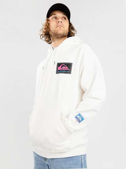 Quiksilver X Stranger Things Rainbow Hoodie valkoinen