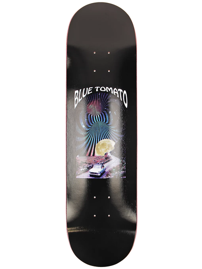 Blue Tomato Space Car 8.25" Skateboard Deck musta