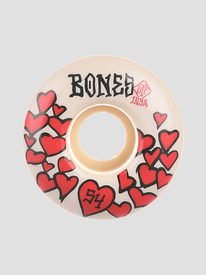 Bones Wheels STF Love 103A V4 Wide 52mm Wheels valkoinen