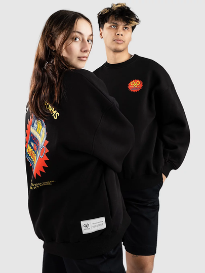 Polypop Human Sardines Crewneck Neulepaita musta