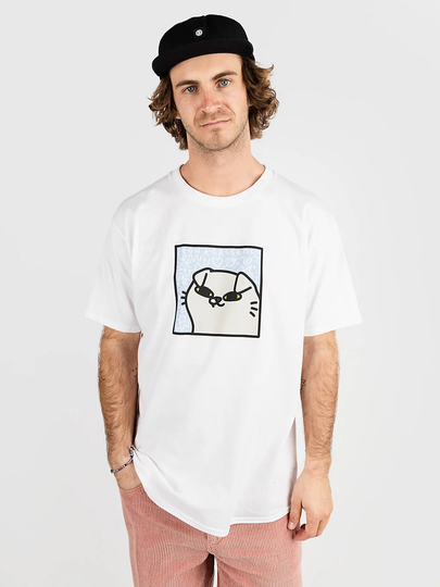 Leon Karssen Boxcat Scribble Mishka T-Shirt valkoinen