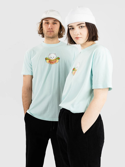 RIPNDIP Hungry Kitty T-Shirt sininen