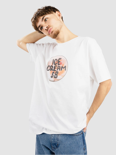 Ice Cream SB Flower Team Logo T-Shirt valkoinen