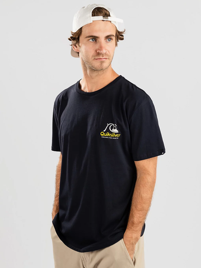 Quiksilver Tribal Fuzz T-Shirt musta