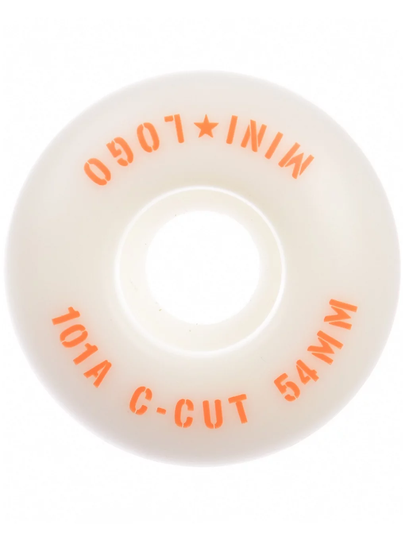 Mini Logo C-Cut #3 101A 52mm Wheels valkoinen