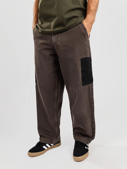 Afends Cartel Jeans ruskea
