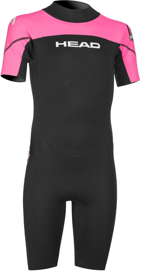Head Märkäpuku Sea Ranger Shorty Junior XXL, Musta/Pinkki