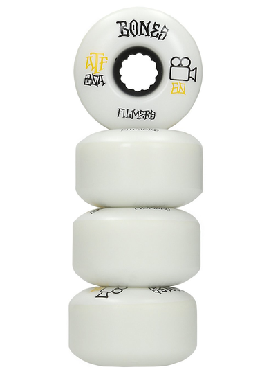 Bones Wheels ATF Filmers 80A 60mm Wheels valkoinen