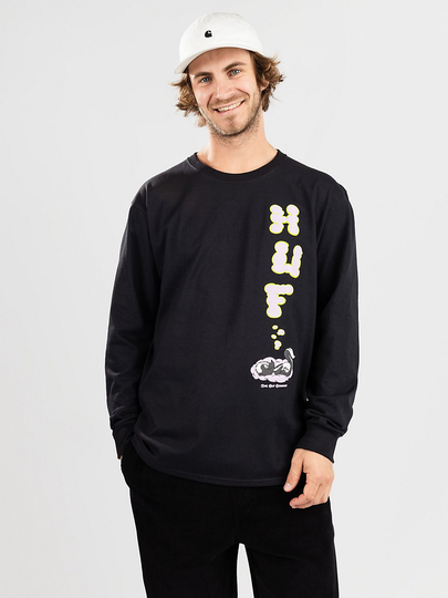 HUF Skunky Long Sleeve T-Shirt musta