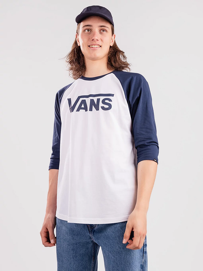Vans Classic Raglan Long Sleeve T-Shirt valkoinen