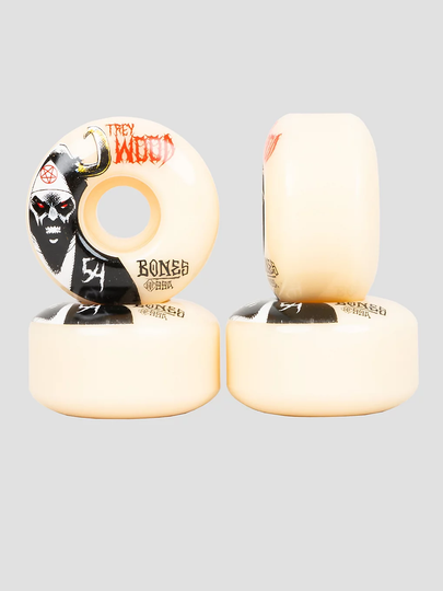 Bones Wheels STF Wood Demon 99A V1 Standard 52mm Wheels valkoinen