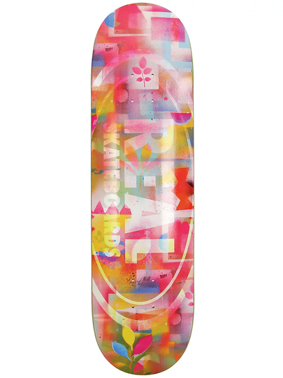 Real Team Acrylics 8.38" Skateboard Deck kuviotu