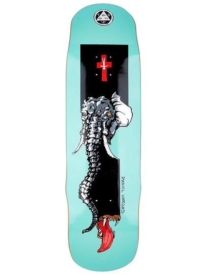 Welcome Vargas Tusk On Effigy 8.8" Skateboard Deck sininen