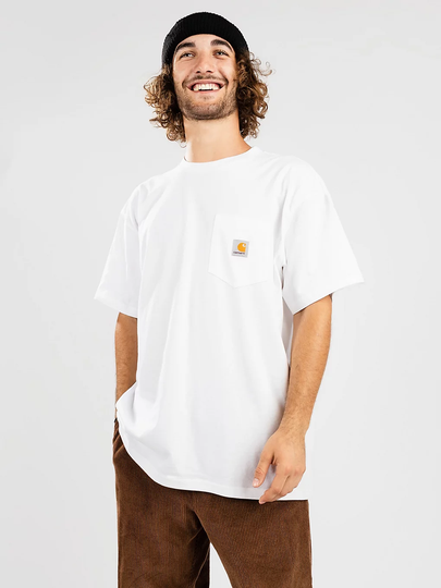 Carhartt WIP Local Pocket T-Shirt valkoinen