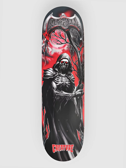 Creature Russel Metal XX Pro 8.6" Skeittilaudan dekki harmaa
