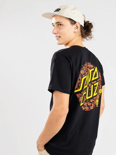 Killer Acid X Santa Cruz Red Dot T-Shirt musta
