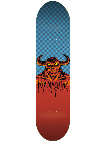 Toy Machine Hell Monster 8.25" Skateboard Deck sininen