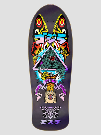 Santa Cruz X Godzilla Mothra Natas 10.5" Skeittilaudan dekki kuviotu