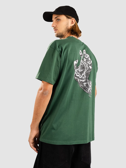 Santa Cruz Alive Hand T-Shirt vihreä