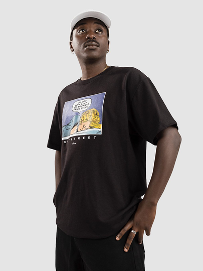 Key Street Boyfriend T-Shirt musta