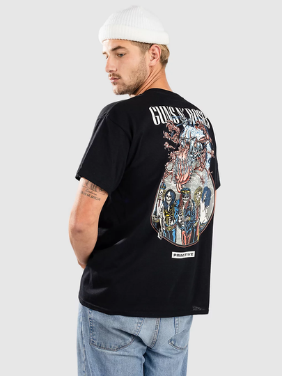 Primitive Robo T-paita musta