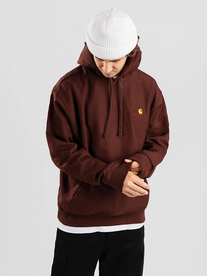 Carhartt WIP American Script Hoodie punainen
