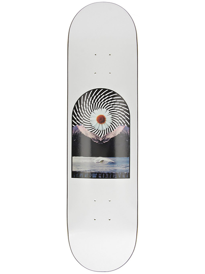 Blue Tomato Daisy 8" Skateboard Deck valkoinen
