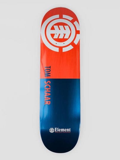Element Squared 30 Schaar 8.6" Skateboard Deck punainen
